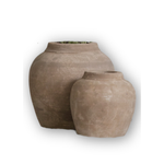 Brown Vintage Inspired Vase