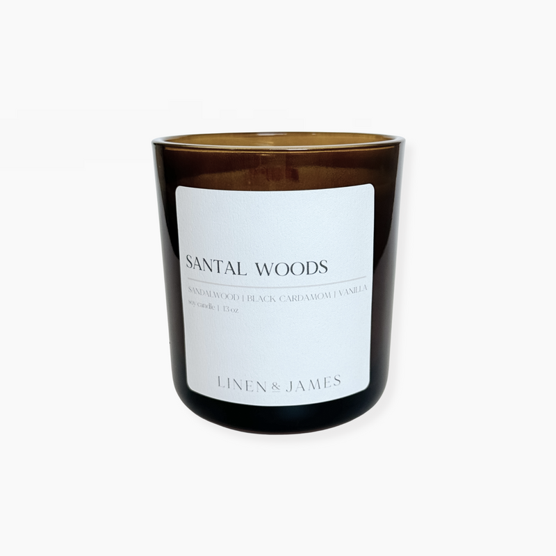 Santal Woods | Natural Woodwick Candle