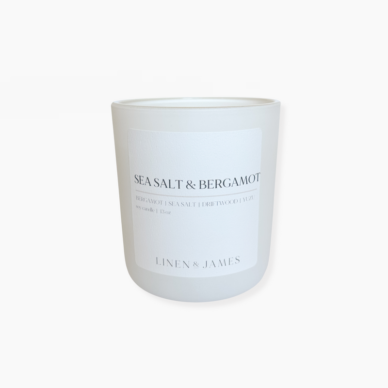 Sea Salt & Bergamot | Natural Woodwick Candle