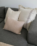 Nolan | Soft Brown Woven Pillow Cover