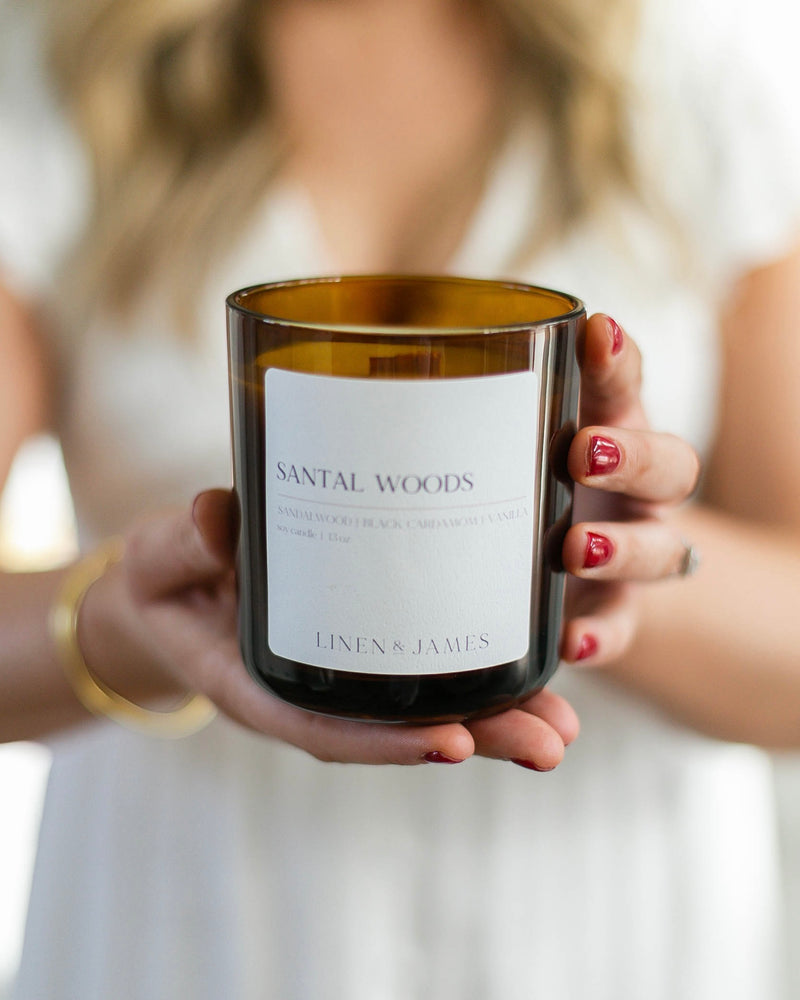 Santal Woods | Natural Woodwick Candle