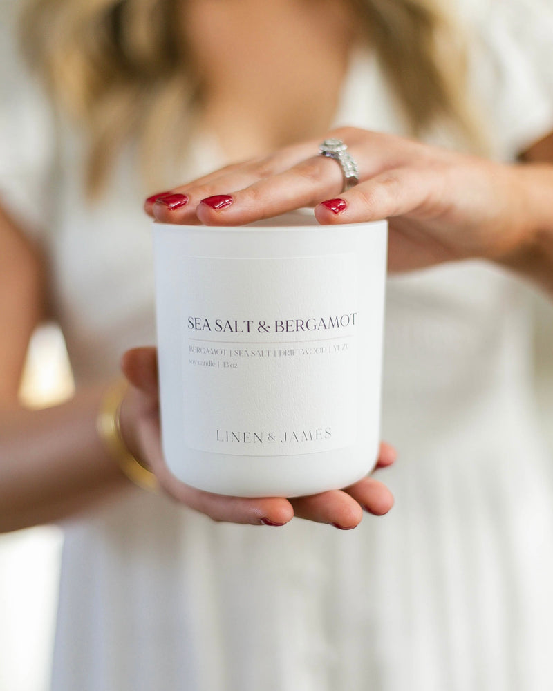 Sea Salt & Bergamot | Natural Woodwick Candle