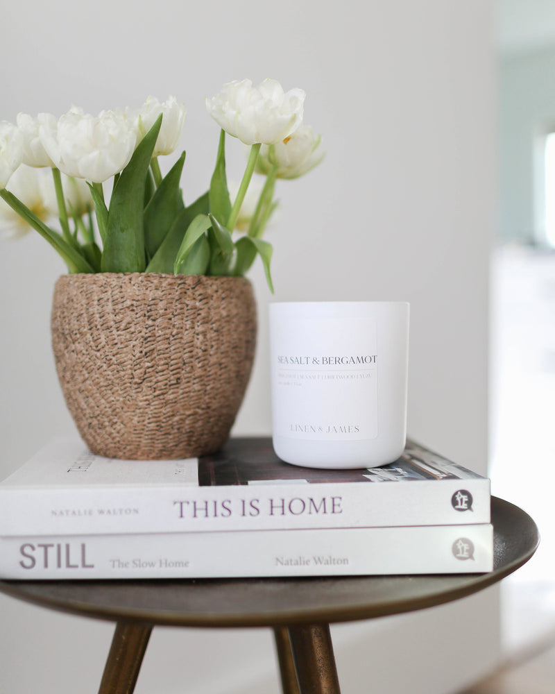 Sea Salt & Bergamot | Natural Woodwick Candle