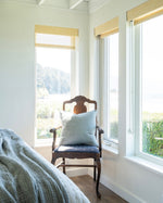 Quincy | Sage Green Linen Gingham Pillow Cover
