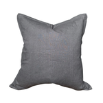 Gray pillow on a white background