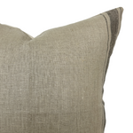 Charles | Euro Stripe Flax Linen Pillow Cover