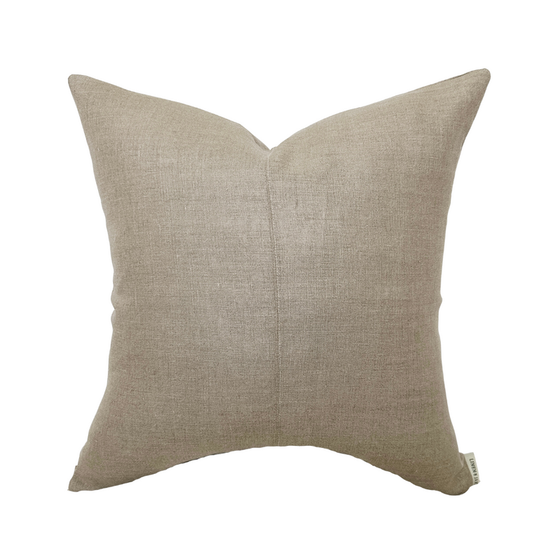 Cleo | Natural Flax Linen Pillow Cover