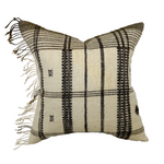 PRE-ORDER | Ezra | Tan Brown Indian Wool Pillow Cover