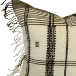 Ezra | Tan Brown Indian Wool Pillow Cover