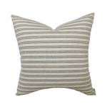 Hewitt | Ivory Brown Stripe Pillow Cover