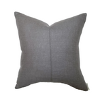 Logan | Slate Gray Linen Pillow Cover