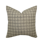 Sutton | Black Checkered Diamond Pillow Cover