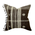 Warren | Deep Brown Indian Wool Pillow Cover