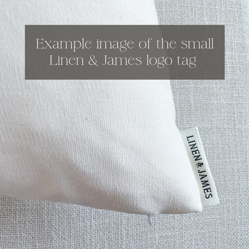 Logan | Slate Gray Linen Pillow Cover