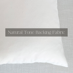 Palmer | Muted Terracotta Floral Handblock Pillow Cover