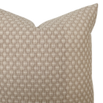 Nolan | Soft Brown Woven Pillow Cover