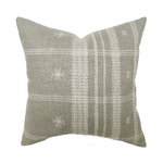 Shilo | Soft Gray Indian Wool Pillow Cover