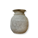 Primitive Antique Wooden Vase
