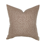 Blake | Dusty Rose Floral Handblock Pillow Cover