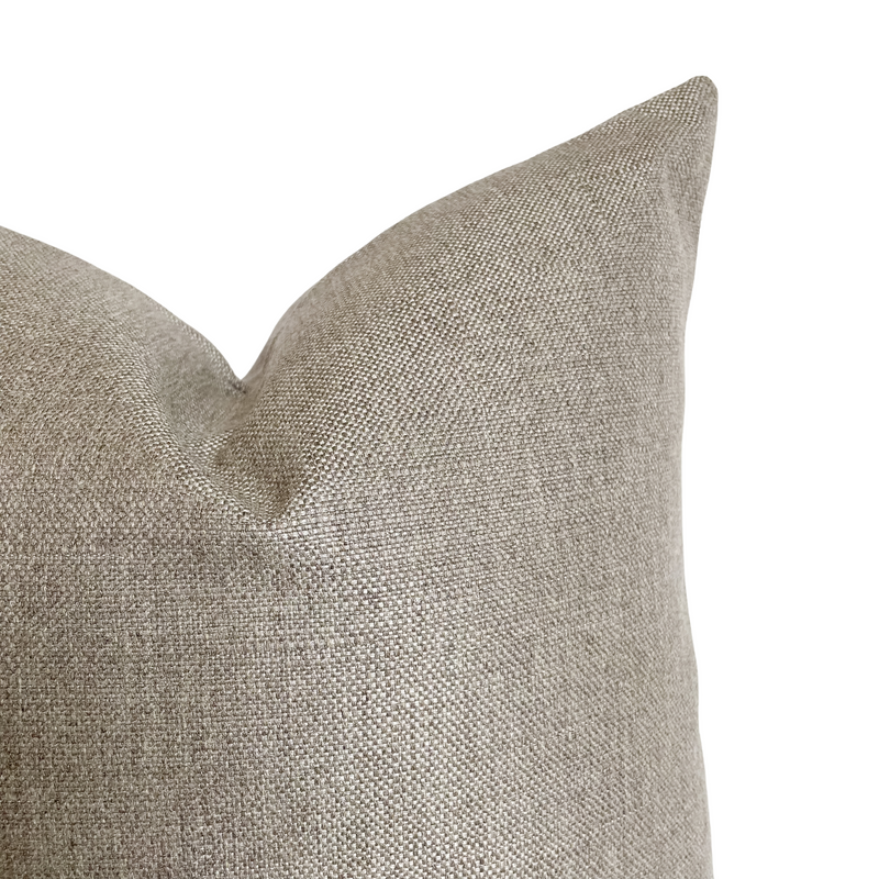 Dune |  Woven Beige Outdoor Pillow Cover