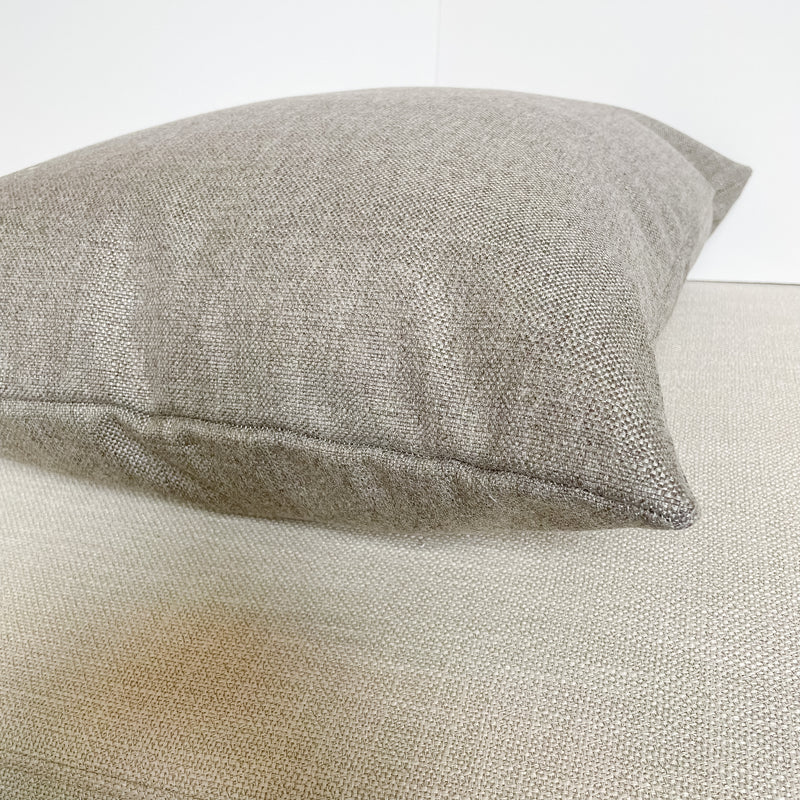 Dune |  Woven Beige Outdoor Pillow Cover