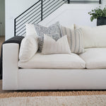 Eden | Flax Linen Handblock Pillow Cover