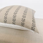 Eden | Flax Linen Handblock Pillow Cover