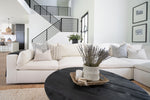 Eden | Flax Linen Handblock Pillow Cover