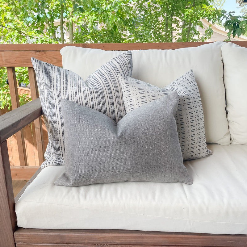 Dune |  Woven Beige Outdoor Pillow Cover