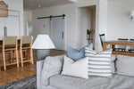 Thomas | Woven Black Stripe Pillow Cover