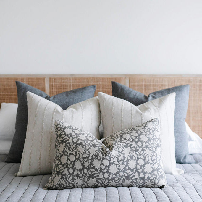 Chloe | Sandy Beige Stripe Pillow Cover