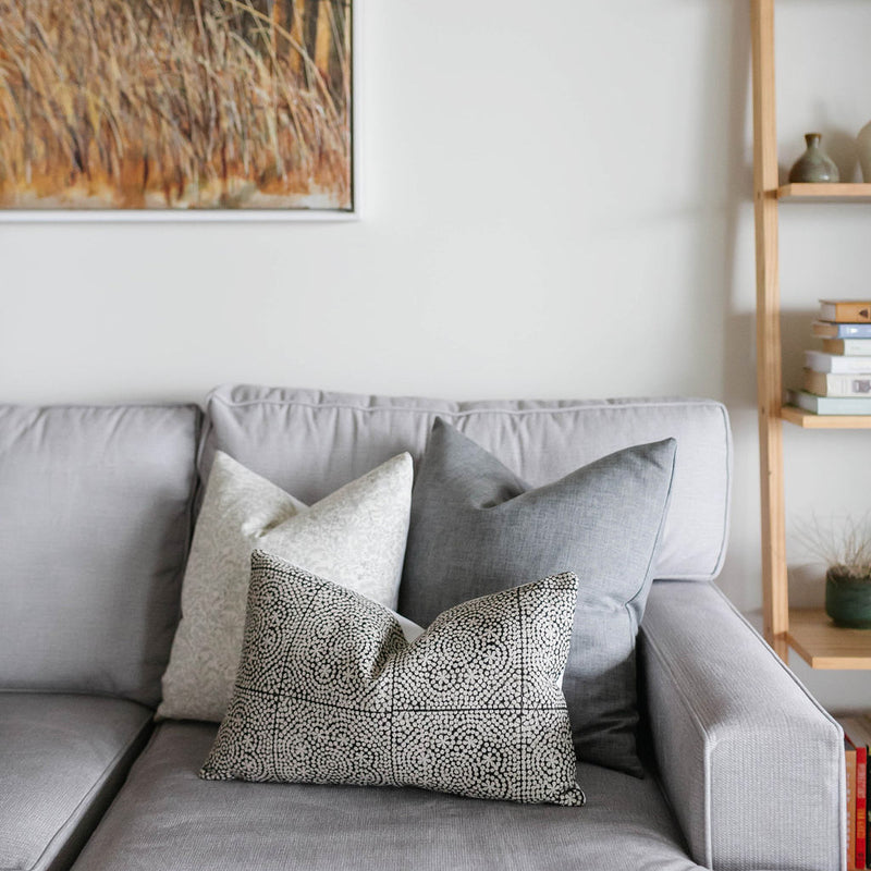 Emma | Soft White Floral Handblock
