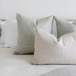 Sadie | Tan Cream Stripe Pillow Cover