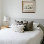 Walker | Natural Black Stripe Pillow Cover
