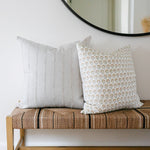 Chloe | Sandy Beige Stripe Pillow Cover