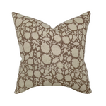 Madison | Dark Rose Floral Handblock Pillow Cover