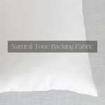 Hayes | Natural Woven Plaid Pillow Cover