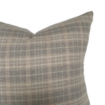 Rory | Woven Neutral Plaid Pillow Cover