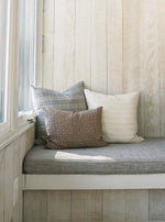 Rory | Woven Neutral Plaid Pillow Cover
