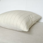 Sophia | Cream Stripe Pillow Cover