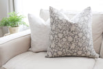 Woven Coastal Gray Linen Pillow Cover | Solid Neutral Muted Grey | Modern Coastal Farmhouse Home Decor | 18x18 | 20x20 | 22x22 | 24x24 12x20