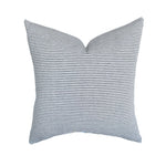 Dark Navy Linen Striped Pillow Cover | Ivory and Navy | Coastal Farmhouse Home Decor | 18x18 | 20x20 | 22x22 | 12x20