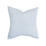 Light Chambray Linen Pillow Cover | Neutral Light Blue Indigo Chambray | Modern Coastal Farmhouse Home Decor | 18x18 | 20x20 | 22x22 | 12x20